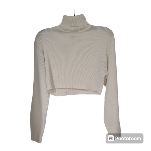Cropped Turtleneck Sweater - Picture 1 of 1